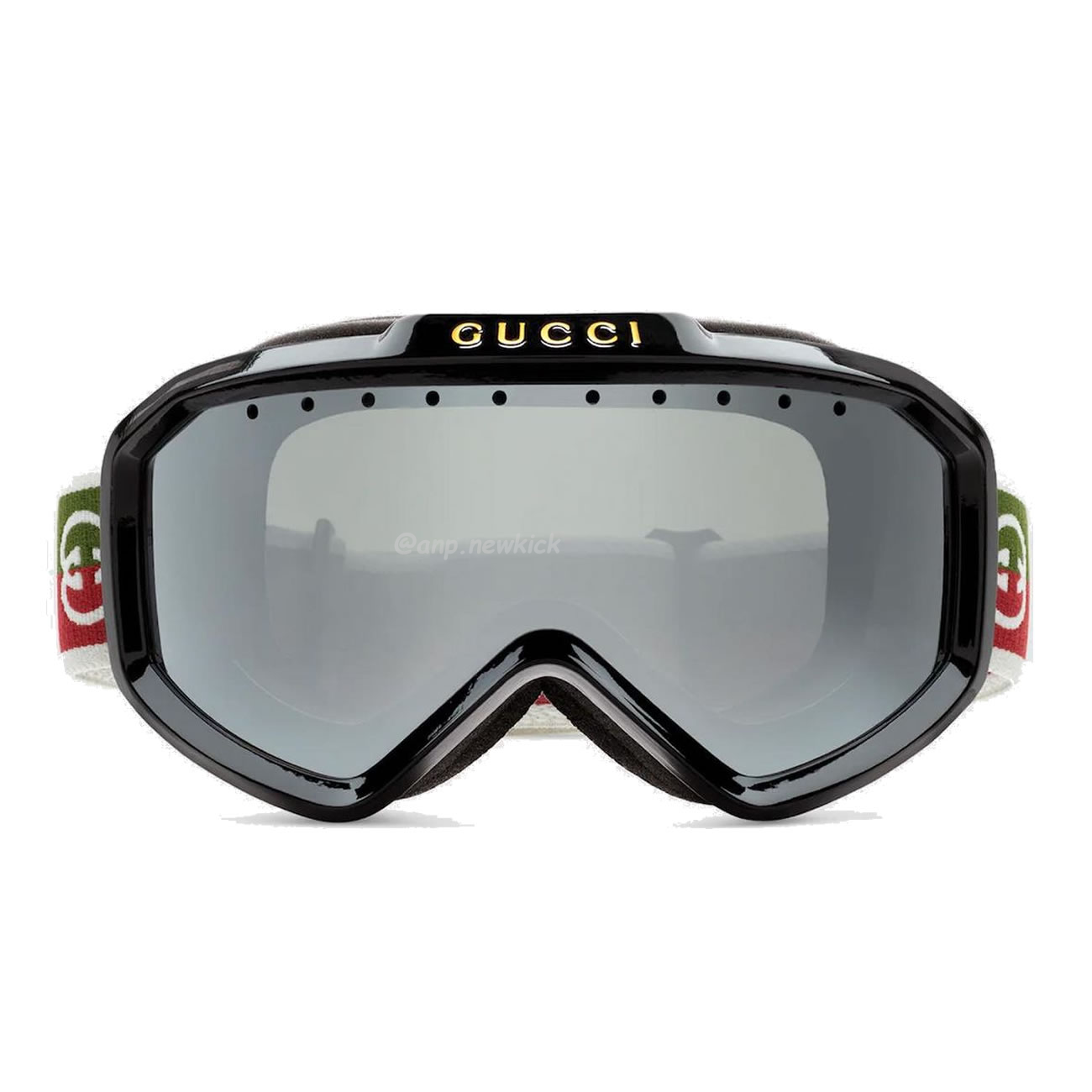 Gucci Ski Goggle Black Pink Olive Green White (3) - newkick.app